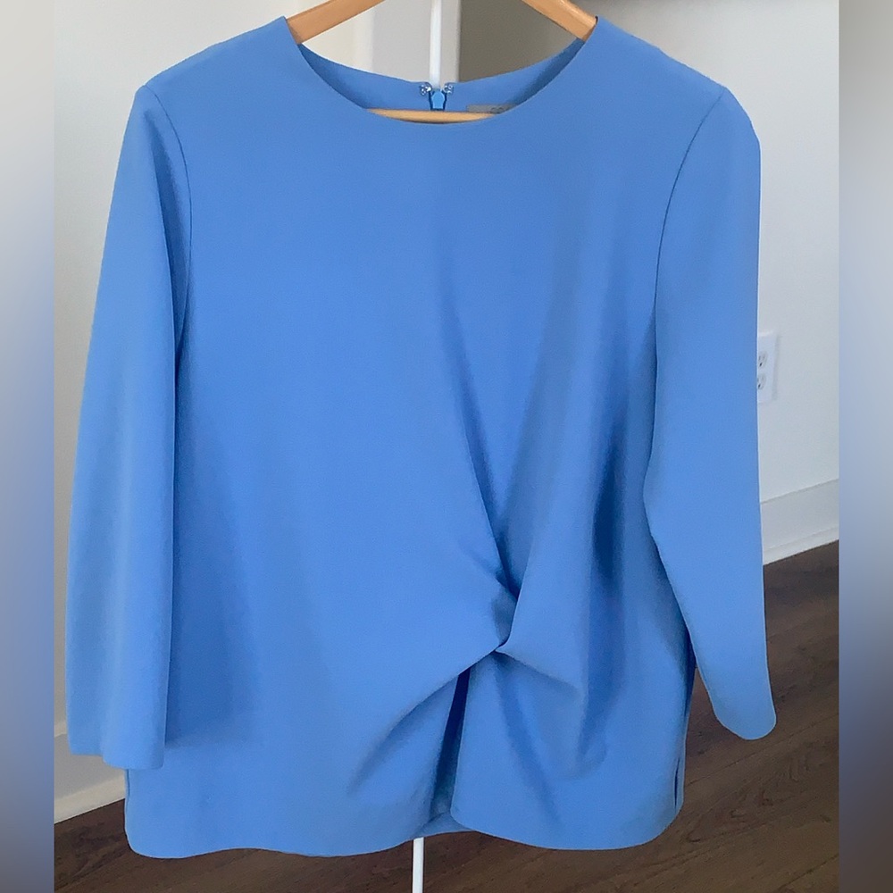 COS Elegant Blue 3/4 Sleeve Blouse